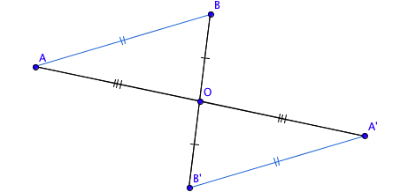Symétrique d'un segment